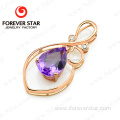 Jewellery 18K Gold Necklace Real Gemstone Jewelry